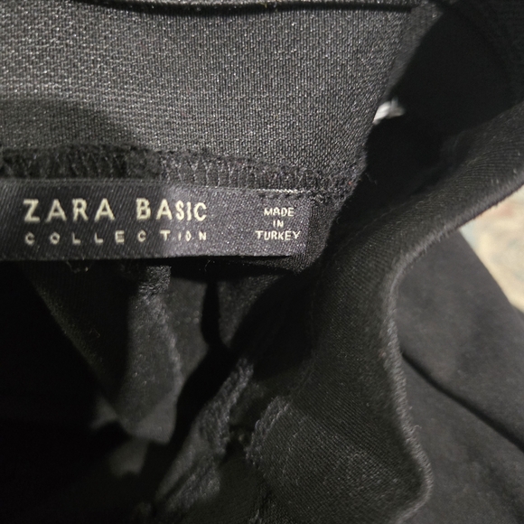 Zara Basic Collection Black High Waist Pants Large - Picture 3 of 5